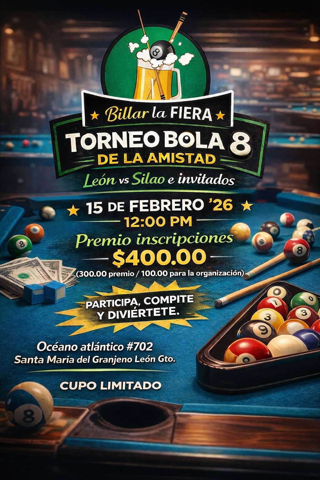 Torneo Bola 8 de la Amistad 1