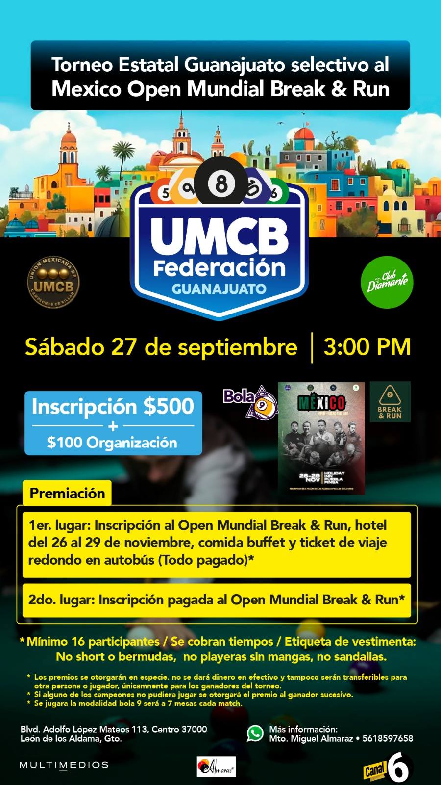 Selectivo León al Open de Puebla 1